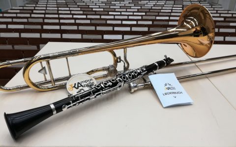 Posaunen und Klarinetten Spieler/innen gesucht!