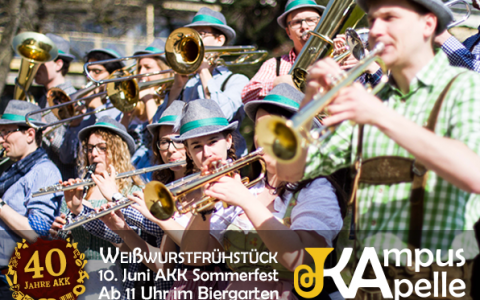Weißwurstfrühstück beim AKK Sommerfest